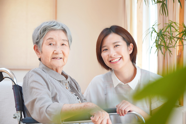ぬくもりのある空間で過ごす利用者様